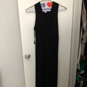 Motherhood maternity black maxi dress